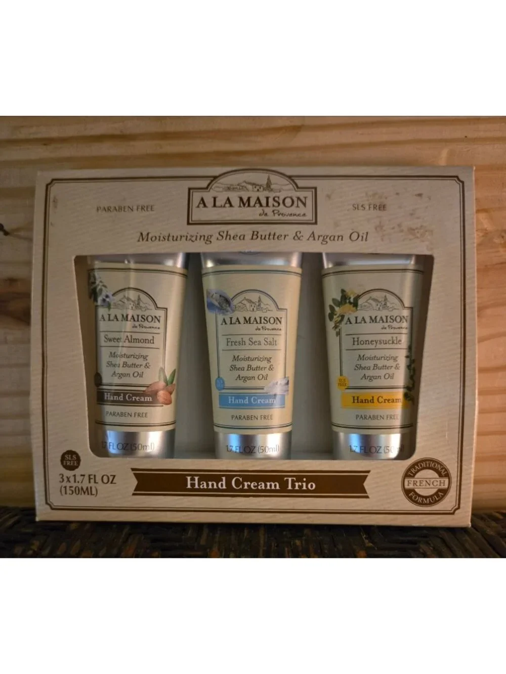 New, A Ala Maison moisturing hand cream trio